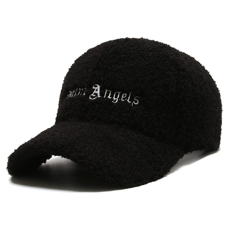 Lue Dame Høst Og Vinter Lammeull Varm Baseball Cap Trendy Teddy Fløyels Cap Liten