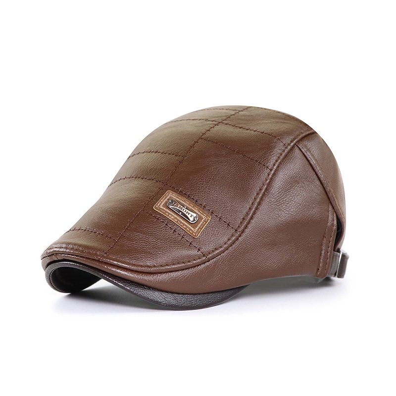 Peaked Cap Ny Cap Plus Fløyel Utendørs Casual Varm Pluss Frem Beret