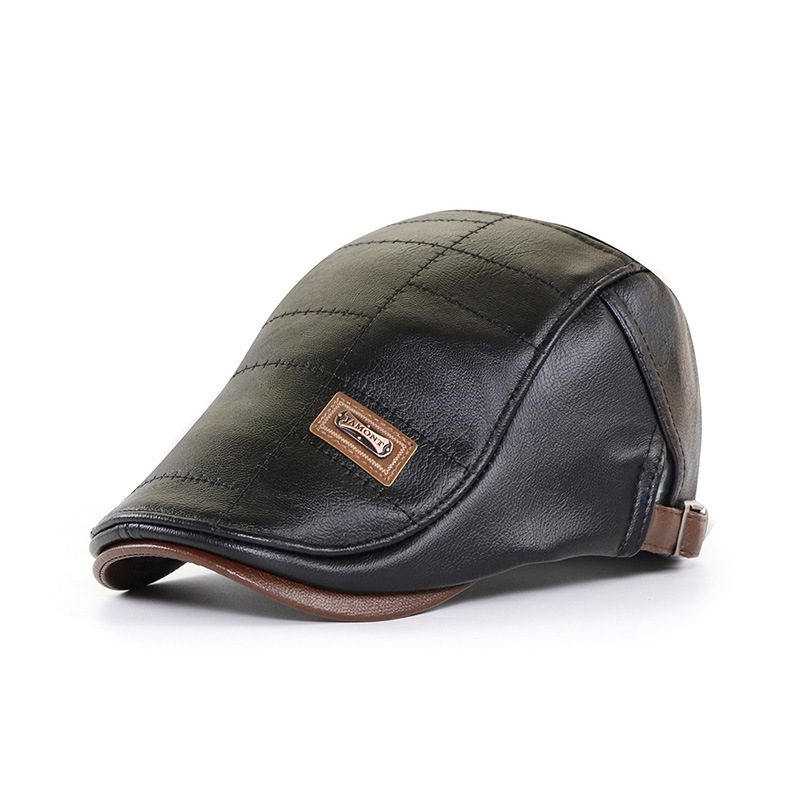 Peaked Cap Ny Cap Plus Fløyel Utendørs Casual Varm Pluss Frem Beret