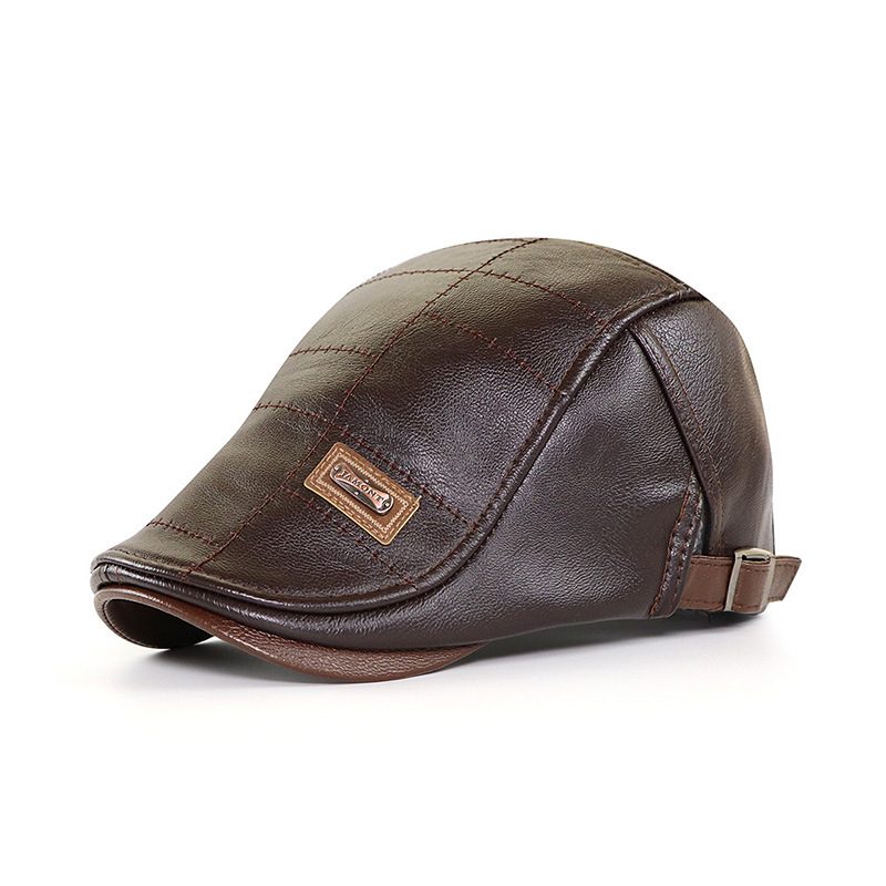 Peaked Cap Ny Cap Plus Fløyel Utendørs Casual Varm Pluss Frem Beret