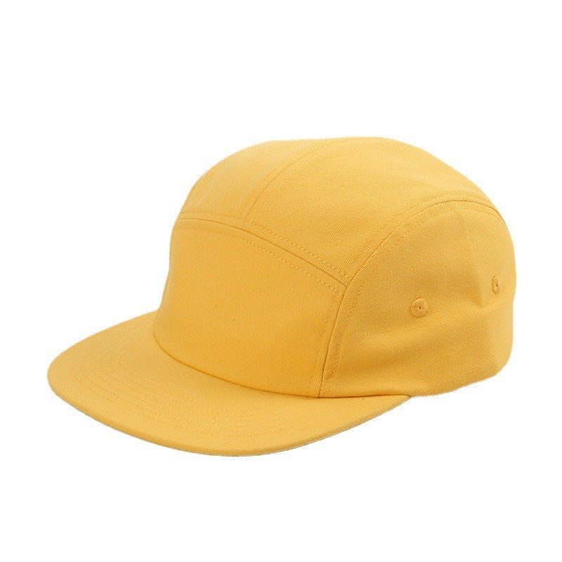 Skateboard-caps I Bomull I Fem Deler Flycaps Baseballcaps Campingcaps Hip-hop Caps Trendcaps For Menn Og Kvinner